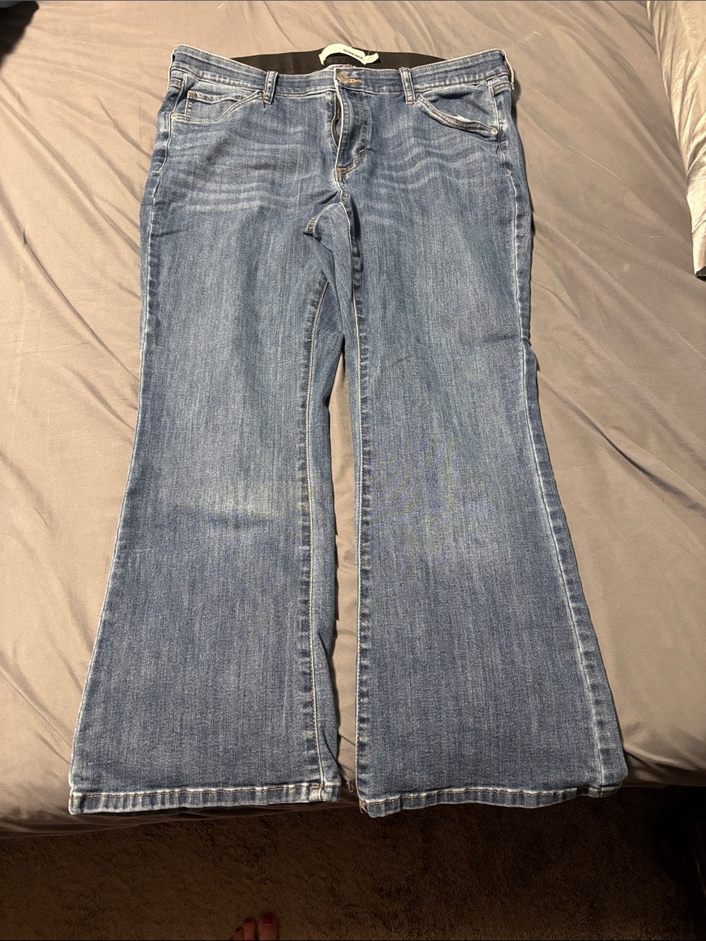 Sonoma Classic Women's Flare Jeans - Light Blue